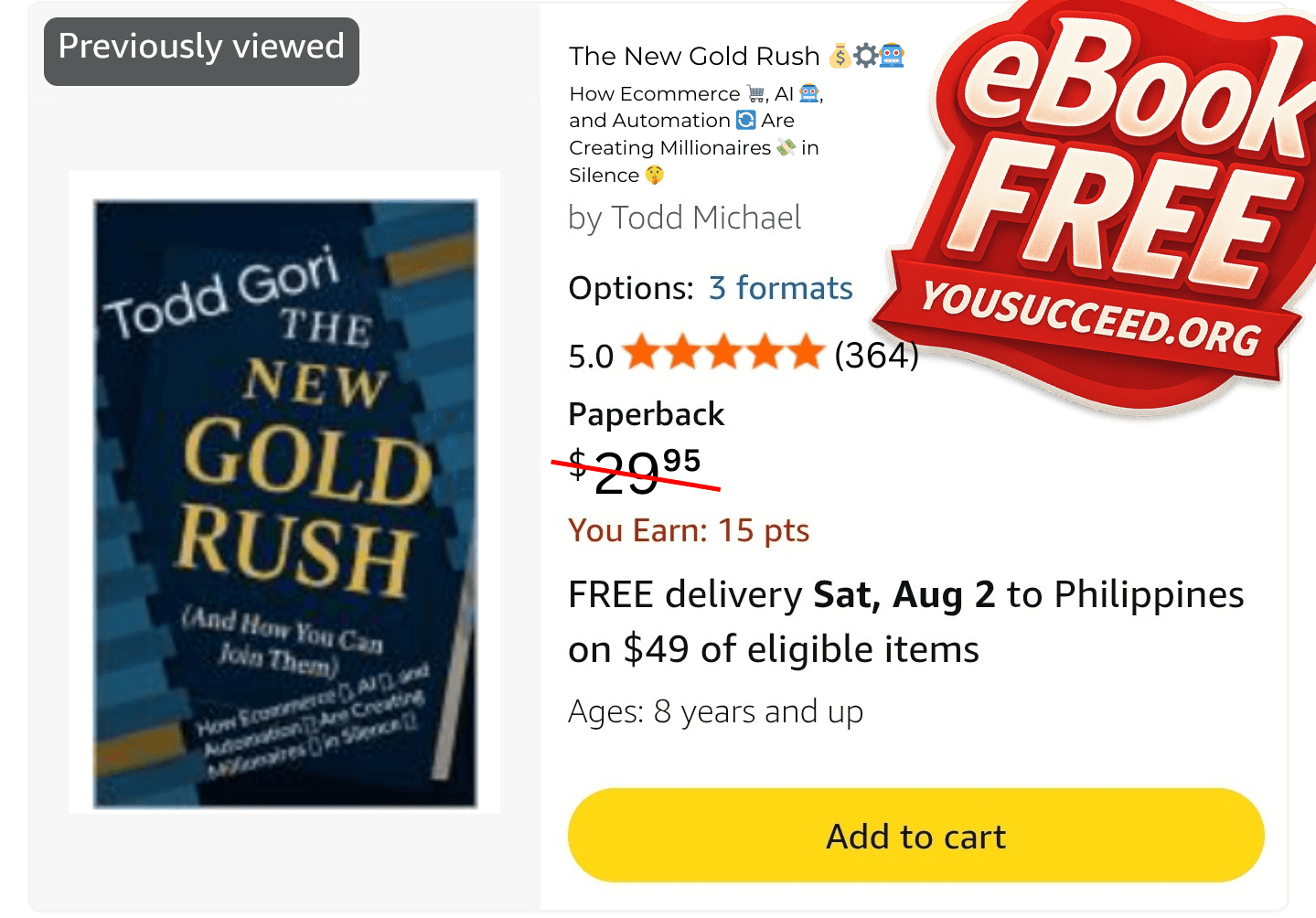 YouSucceed Ebook - Free on Amazon