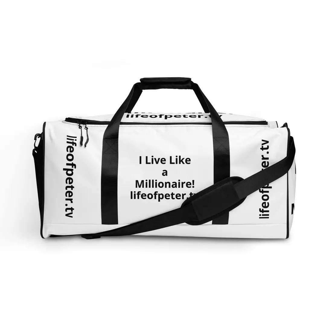 I Life Like a Millionaire! - Duffel Bag